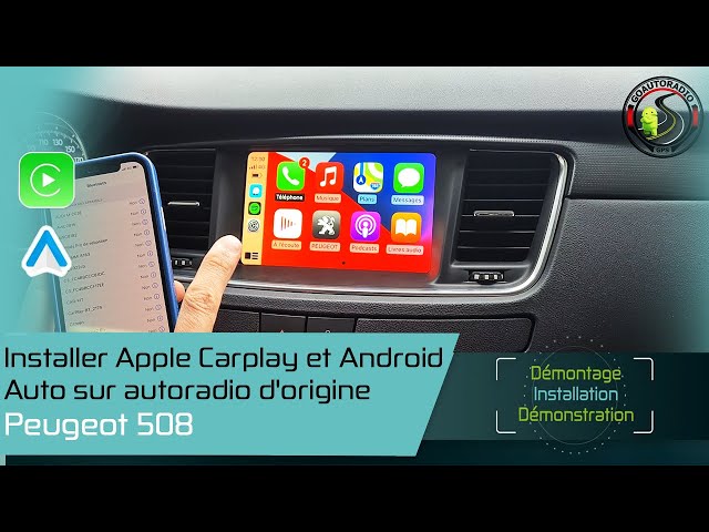 Apple Carplay sans fil et Android Auto sur Peugeot 2008 écran d'origine –  GOAUTORADIO