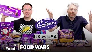 Us Vs Uk Cadbury | Food Wars | Insider Food