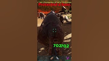 Bear Taming Gone Wrong!  #shorts #arksurvivalevolved  #gaming #dinosaur #playark