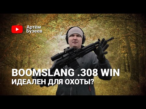 Загонный карабин BOOMSLANG .308 WIN | Скорость? Дальность? Кучность? 50 и 100 метров