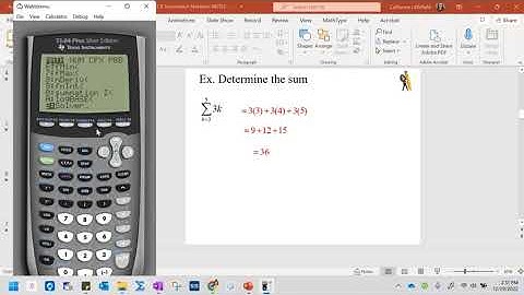 Summation Calculator Shortcut