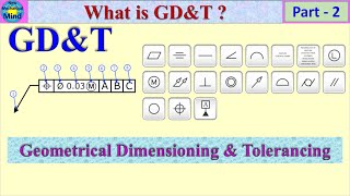 GD&T | Part -2 | what is GD&T symbols | geometrical dimensioning and tolerancing  | in Tamil