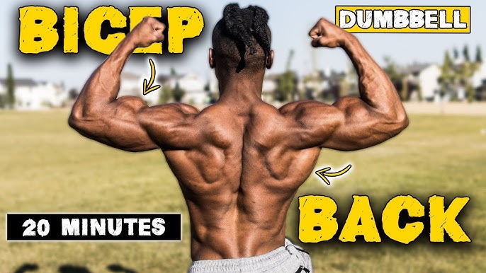 25 Minute Dumbbell Workout For Biceps, Triceps & Forearms [Build & Burn  #14] 