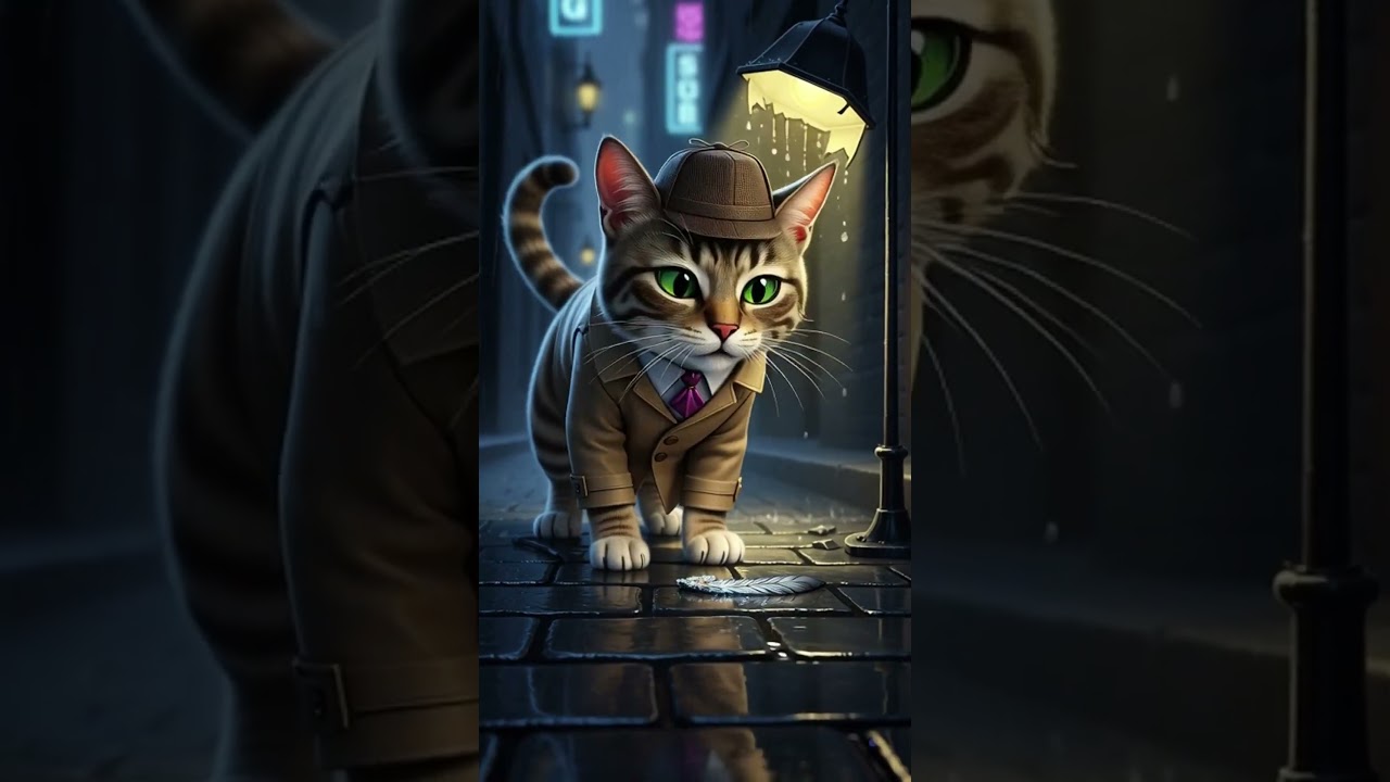 This Detective Cat Just Solved The Impossible! 🕵️‍♀️🐾 AI Noir