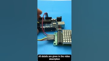 How to Display  using  Arduino with LED Matrix #arduinoproject