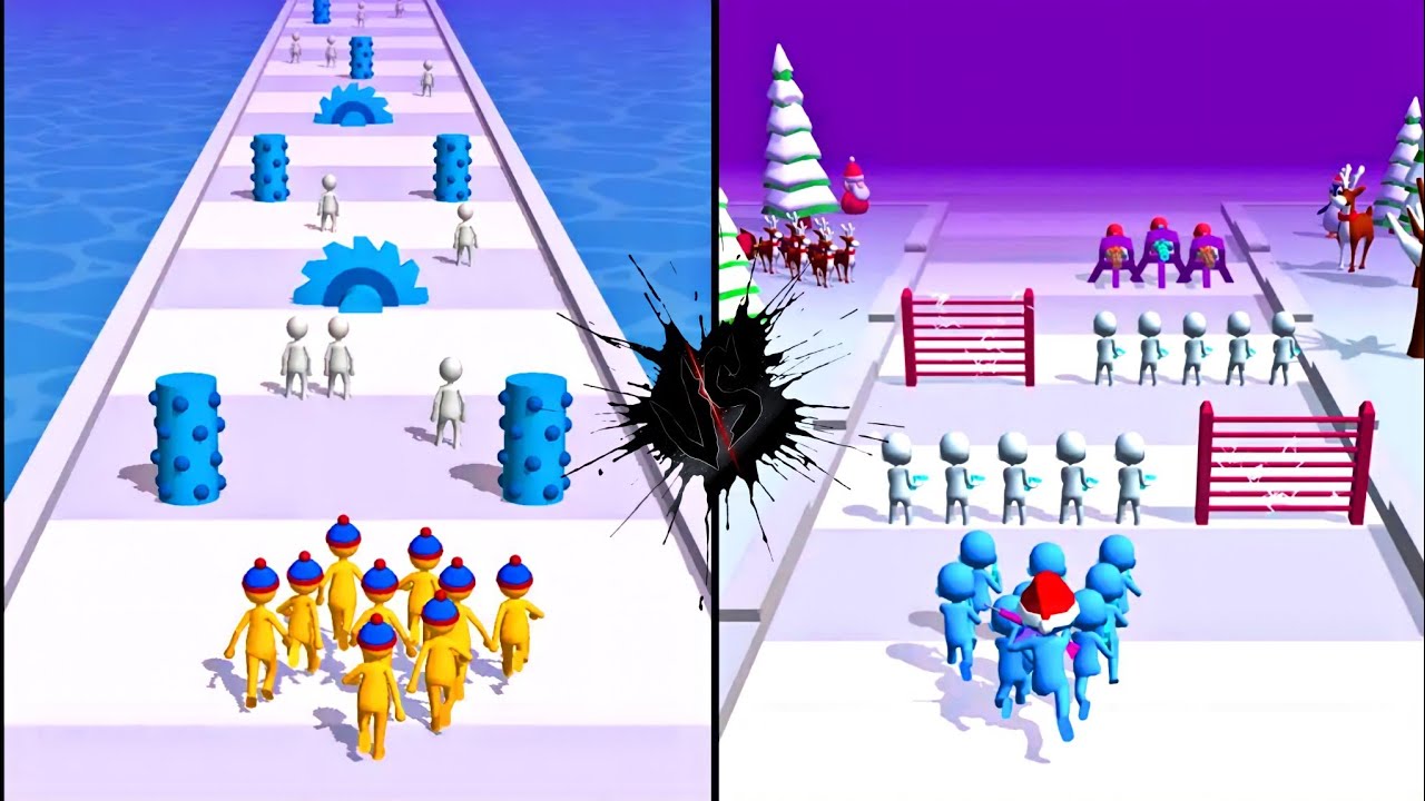 Join Clash 3D Race vs Gun Clash 3D | All Levels Gameplay