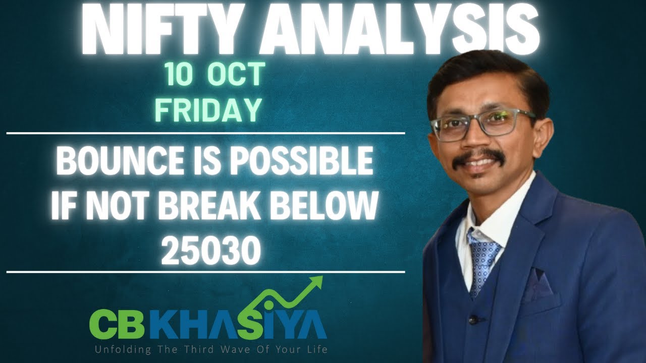 Nifty Elliott Wave Analysis for 10 Oct 2025 onward