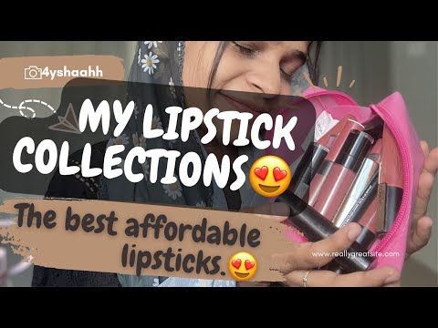 Best lipsticks in affordable price.🥹😍 #mylipstickcollection  (lipstick,affordable,dailywear,girls)