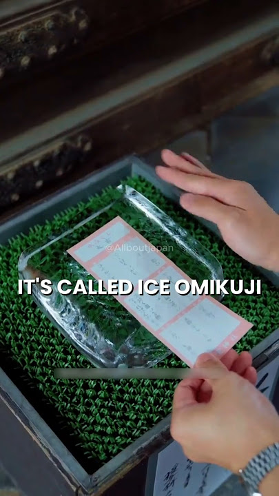 Only in Japan: Ice reveals your fortune?! 🇯🇵🧊