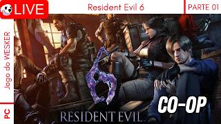 Maratona - Resident Evil 6 - jogando pela PRIMEIRA VEZ - Coop com @Zé_Toimm