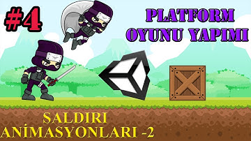 Unity 2D Platform Oyunu Yapımı - Saldırı Animasyonları 2