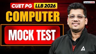 CUET PG LLB 2026 Computer | Computer Mock Test For Law Entrance Preparation 2026 screenshot 3