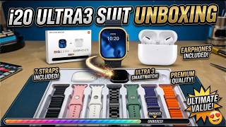 I20 ULTRA 3 SUIT Unboxing &amp; Review | 10-in-1 Mega Combo! ⌚🔥