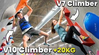 V10 Climber +20kg VS V7 Climber