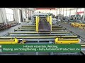 H Beam Intelligent Production Line #automatic #fullautomatic #assembling #welding #straightening