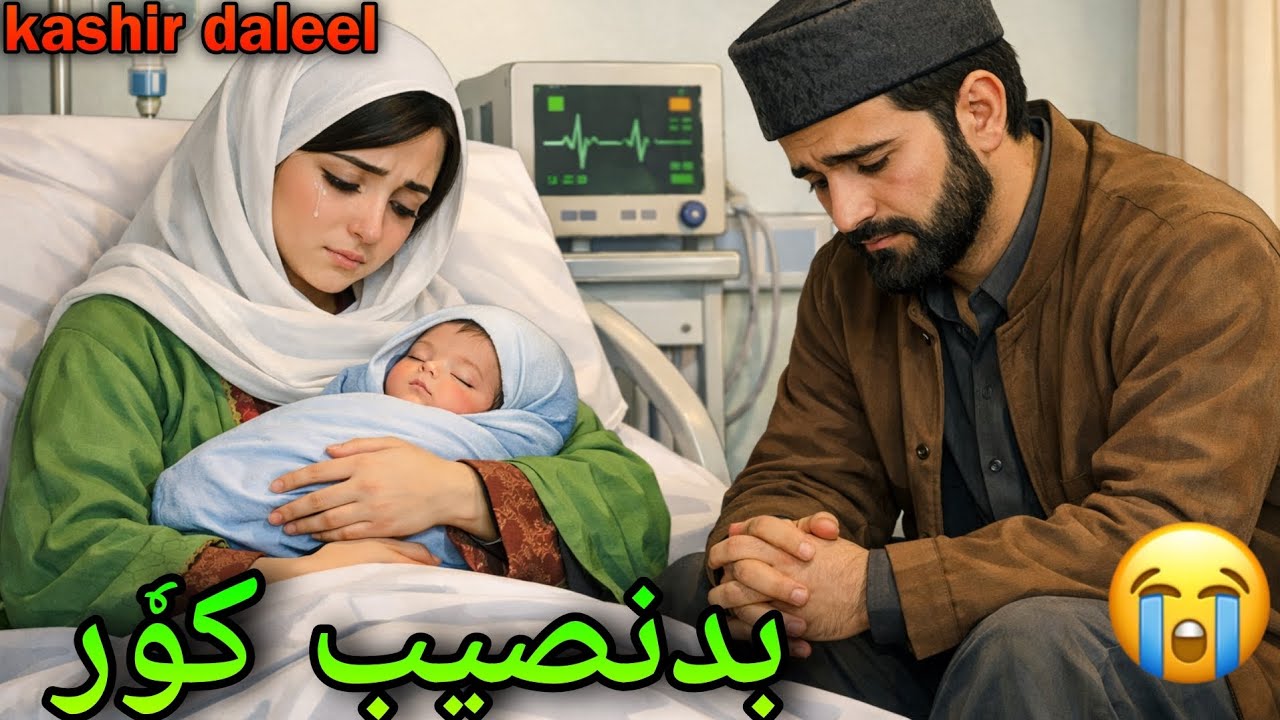 Badnaseeb koor 😭 | Kashmiri emotional story | kashir daleel cartoon drama❤️