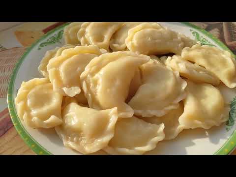 Вареники с картошкой! Самые Вкусные Вареники! Идеальное тесто для вареников! Dumplings with potatoes