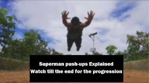 How to do Superman Push-ups for Beginners || Fitness Videos #fitness #fitindia #pushups