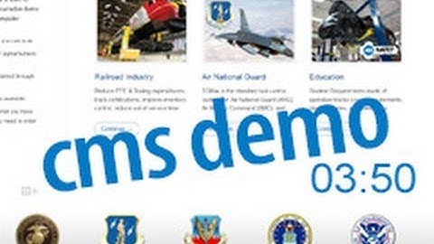 Website CMS Demo - Jacksonville Website Design Content Management System