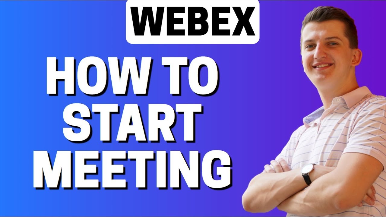 How To Start Meeting In Webex - YouTube
