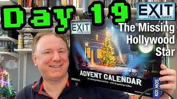 Exit the Game Advent Calendar 2024 Day 19: The Missing Hollywood Star