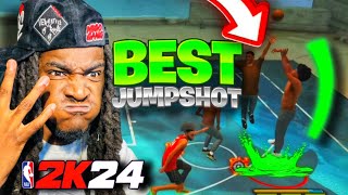BEST JUMPSHOT FOR ALL BUILDS in NBA 2K24! SOOO MANY GREENS!