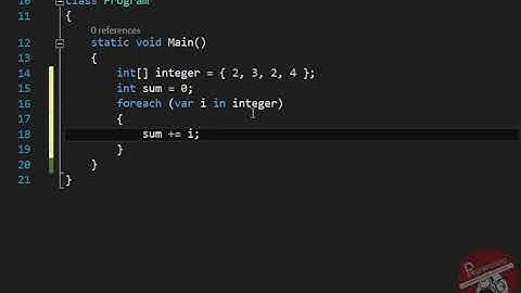 c# Sum all the element in array