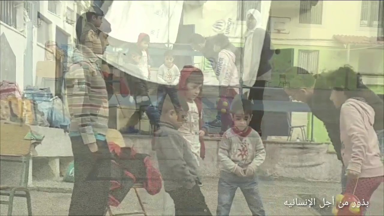 Beautiful moment with the refugee kids