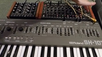 MFB Tanzbar, Roland SH101 & Doepfer Dark Energy 2