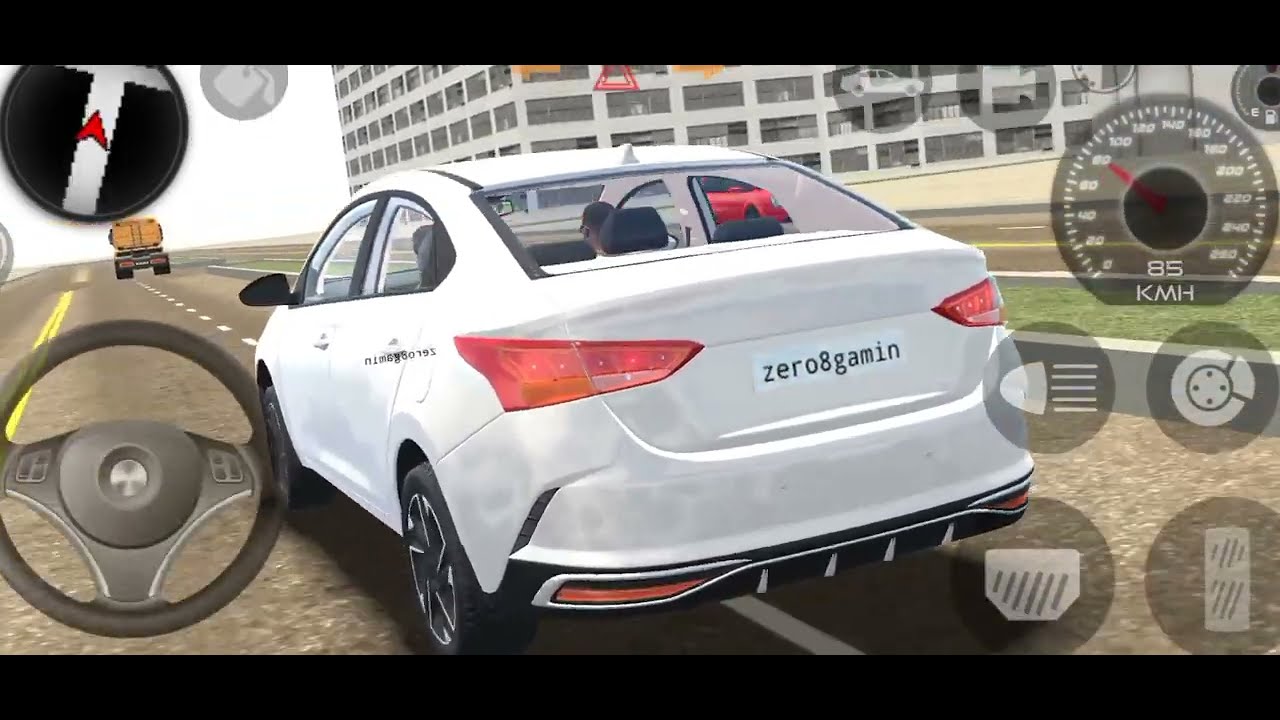 Hyundai verna car driving Indian cars simulator 3D || zero8gaming ...