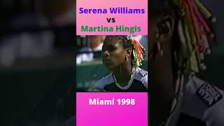 Serena Williams Vs Martina Hingis Miami 1998