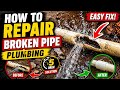 How to repair broken pvc cpvc pipe plumbing | repair at home