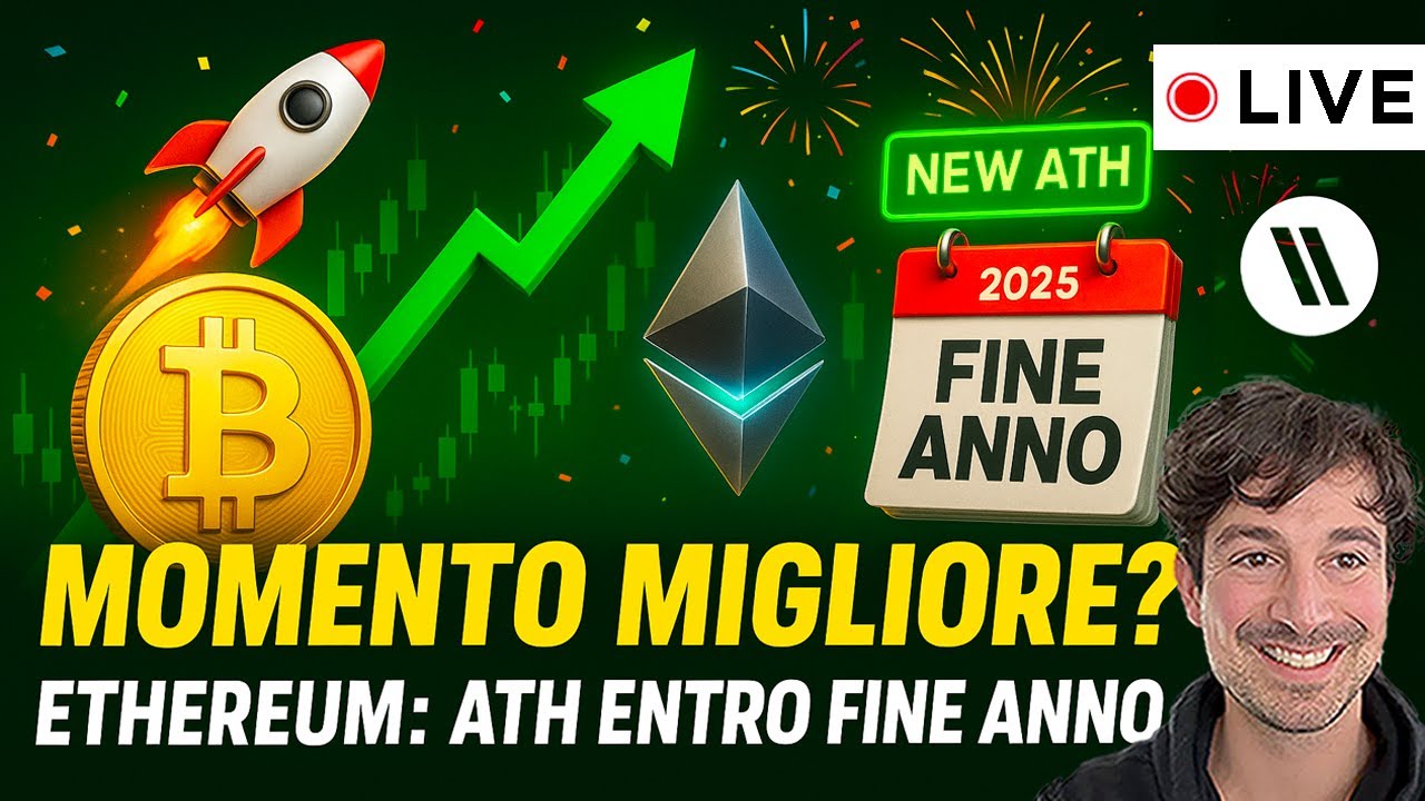 BITCOIN, CRYPTO: QUESTO POTREBBE ESSERE IL MOMENTO MIGLIORE! | ETHEREUM:  ATH ENTRO FINE ANNO?