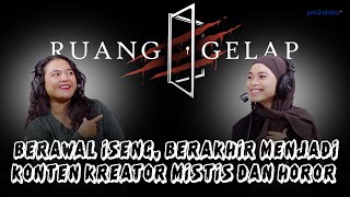 AMIRA FAUZA - BERAWAL ISENG, BERAKHIR MENJADI KONTEN KREATOR MISTIS DAN HOROR.