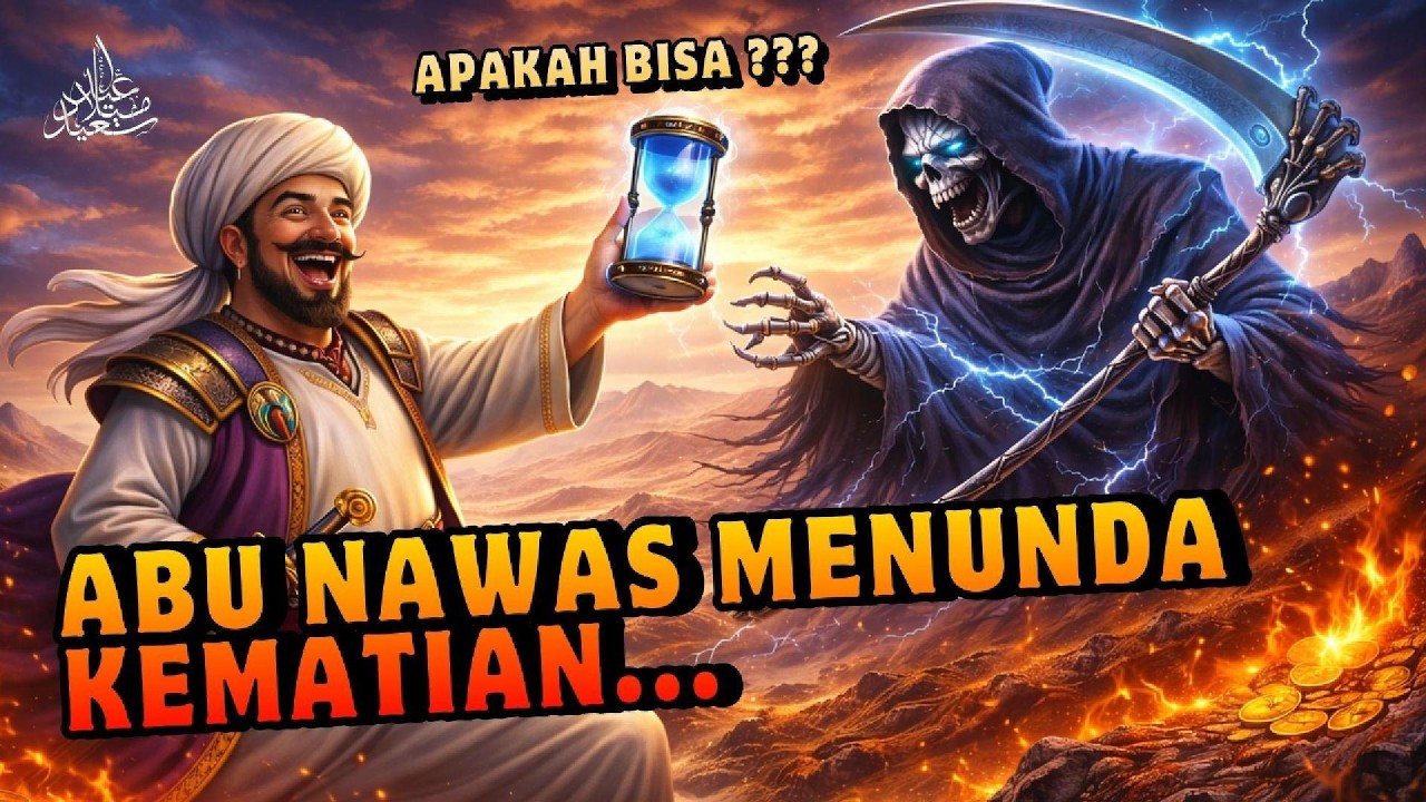 BEGINILAH CARANYA ABU NAWAS MENUNDA KEMATIAN