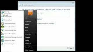 Activate Vista on Vista Reduced Function Mode