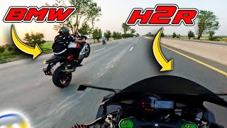 DANGEROUS RIDE ON SUPERBIKES | KAWASAKI H2R | ZS MOTOVLOGS IN FAISLABAD |