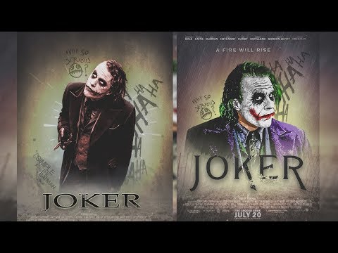 Photoshop - Poster Design : Joker