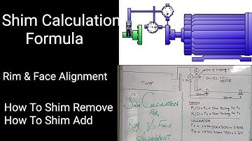 Shim Calculation For Rim And Face Alignment
