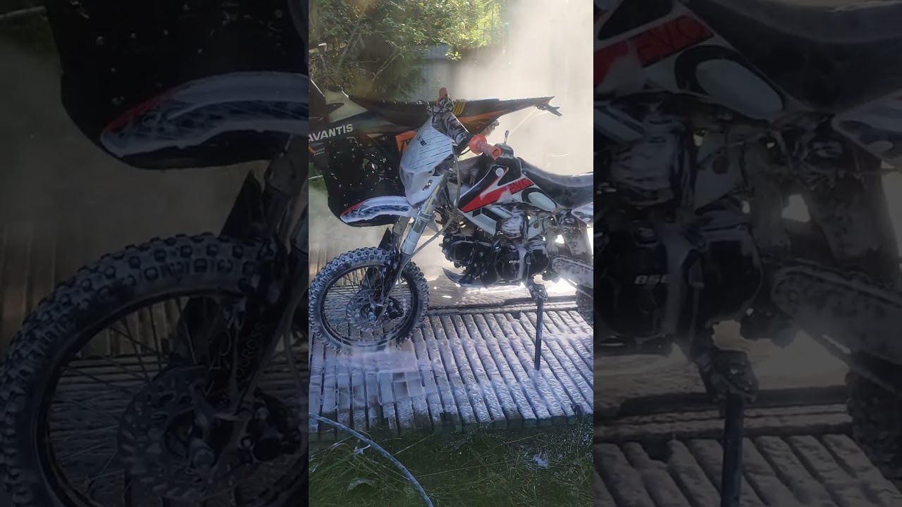 Моем питбайки 😎 