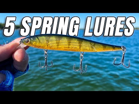 Use these 5 Lures to Catch More Early SPRING Bass 