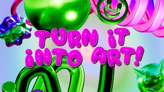 How to Make 3D Shiny Bubble Text in Illustrator In Under 2 Minutes!