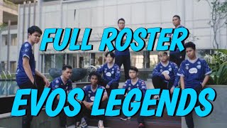 INTRO FULL ROSTER EVOS LEGEND | MPL ID SEASON 8