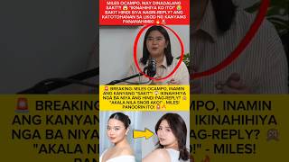 MILES OCAMPO: MAY IKINAHIHIYANG SAKIT?! 😱💔 BAKIT HINDI SIYA NAGRI-REPLY? 🔥 #MILESOCAMPO #VIRAL