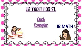 Quadratic Inequalities Quick Examples (IB Lesson 6-11)