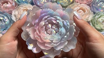 AI ASMR – 100 Crushing Gemstone Flower Full Collection #aivideo #aiasmr #asmr #satisfying #veo3 