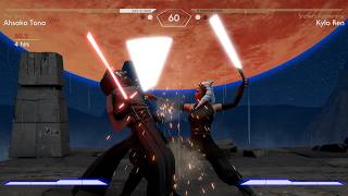Ahsoka Tano vs Kylo Ren (Hardest AI) Star Wars Force Combat Beta