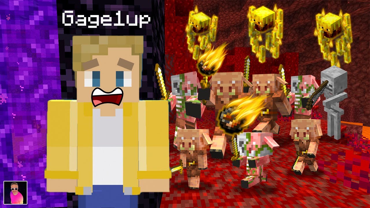 Surviving EXTREME Minecraft Pranks for 24 HOURS in the NETHER!!