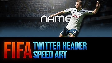 FIFA Twitter Header Speed Art