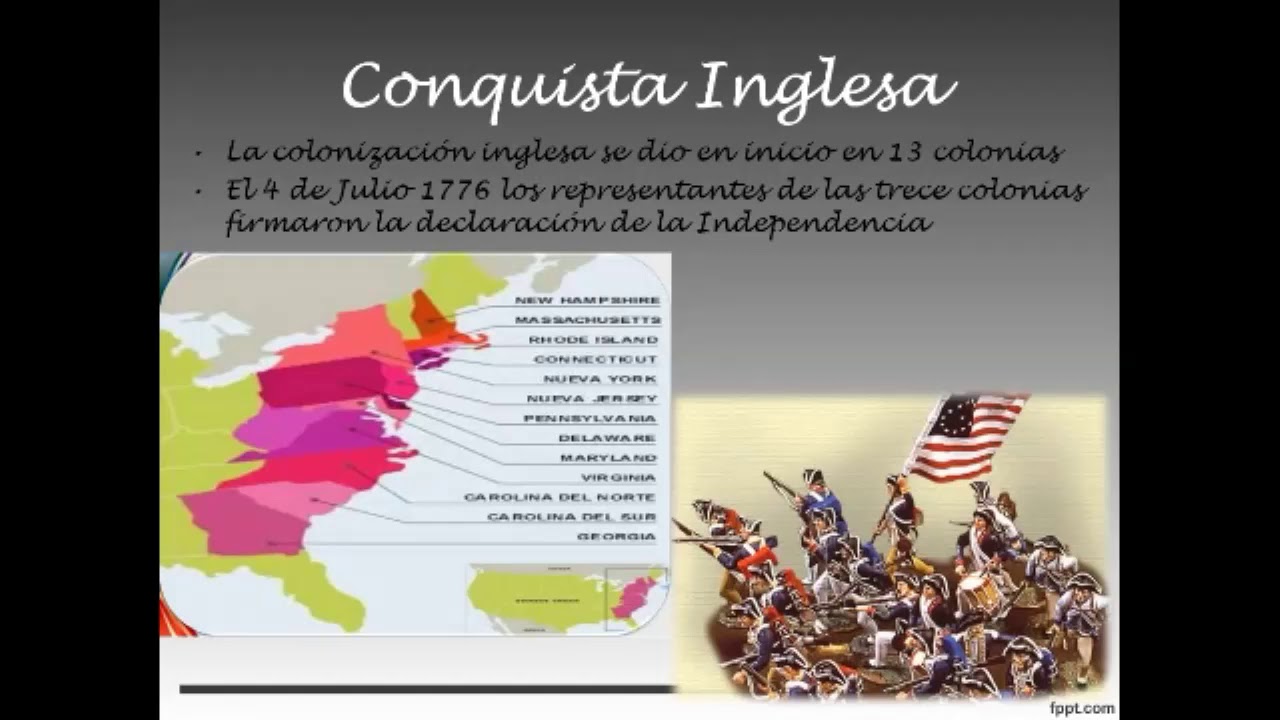 Colonizacion Inglesa Y Francesa Youtube Unas Francesas Ingles Youtube